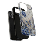 Blue Moon Butterfly MagSafe iPhone Case | Floral Protective Tough Case