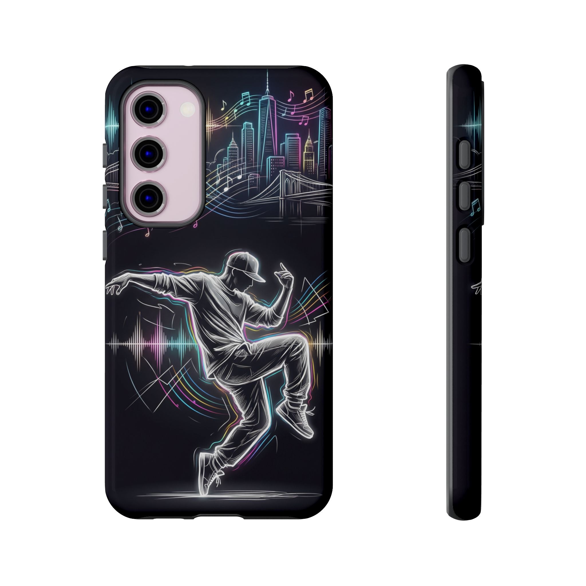 Dancer Neon Skyline Samsung Galaxy Phone Case