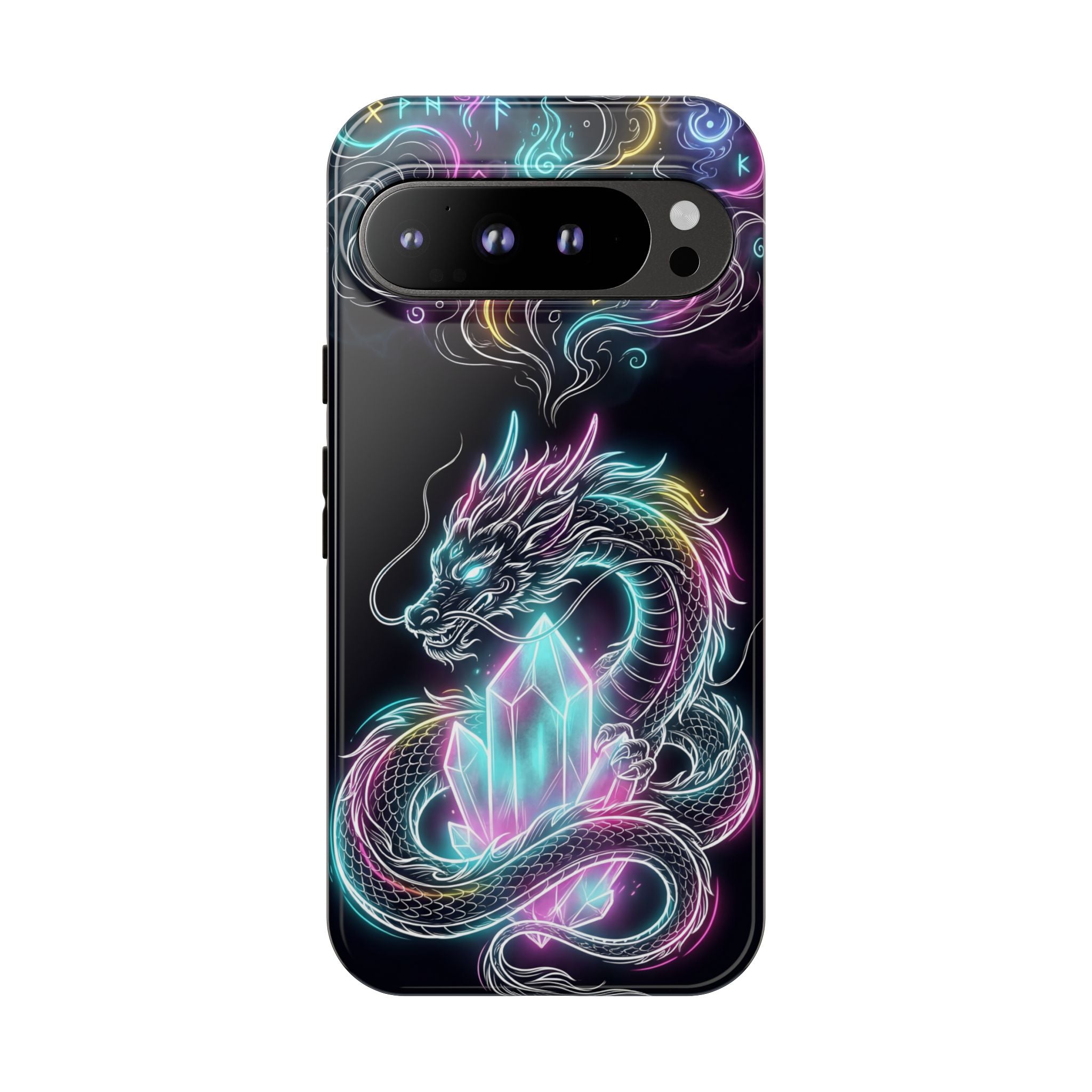 Neon Loong Crystal Google Pixel Phone Case