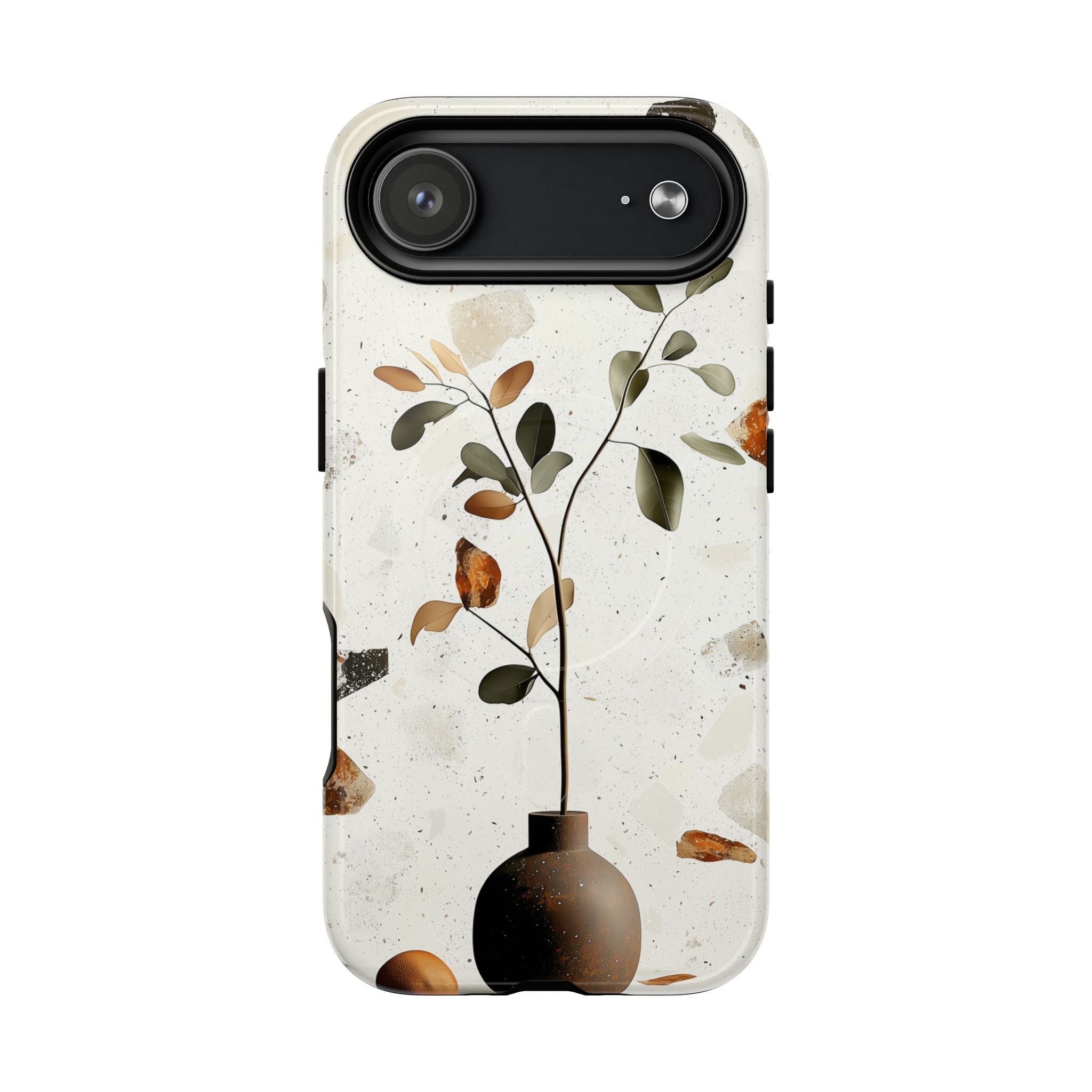 Custodia MagSafe resistente per iPhone con motivo floreale | Minimal Botanical