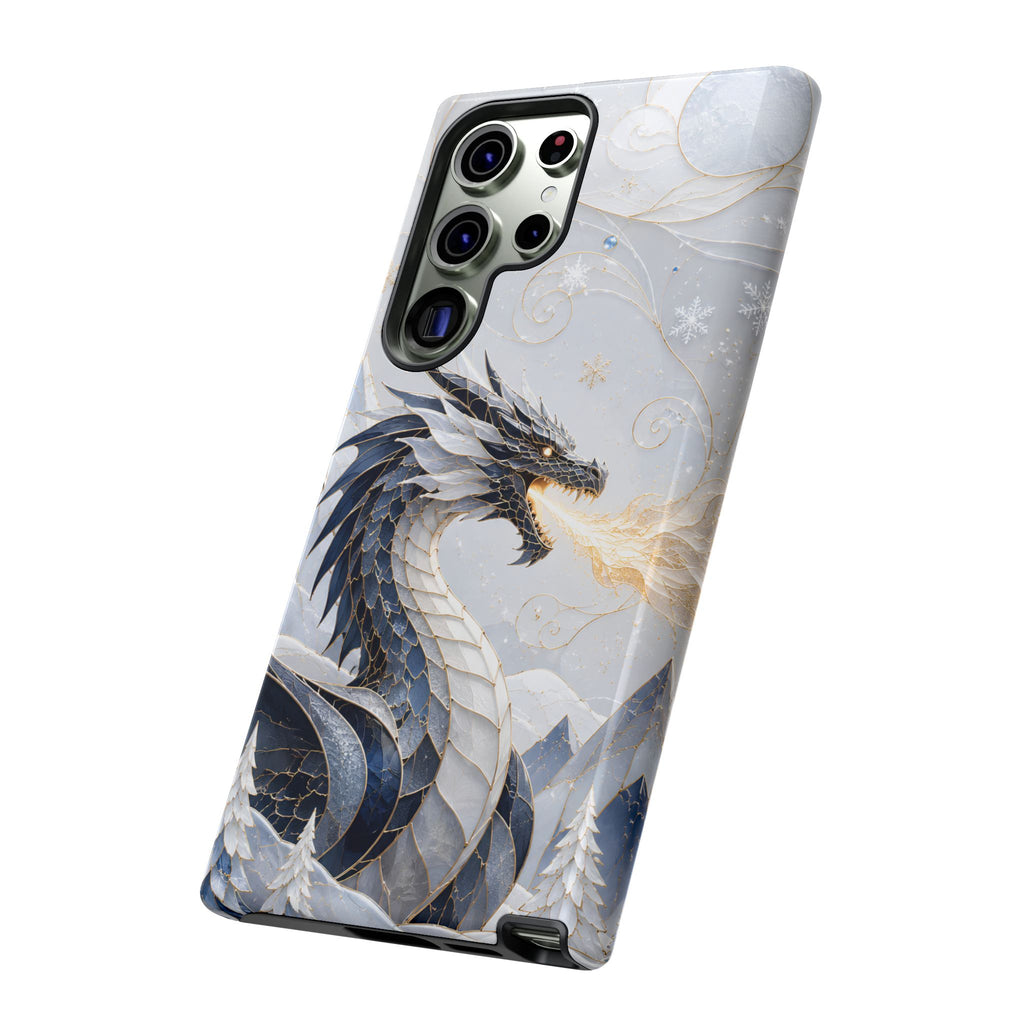 Ice Dragon Samsung Galaxy Phone Case | Winter Dragon Phone Case