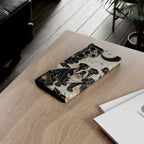 Bulldog Floral Samsung Galaxy Phone Case — Moon & Peony Protective Case