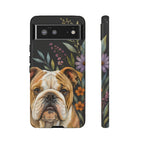 English Bulldog Google Pixel Phone Case | Bulldog Dog Art Cover