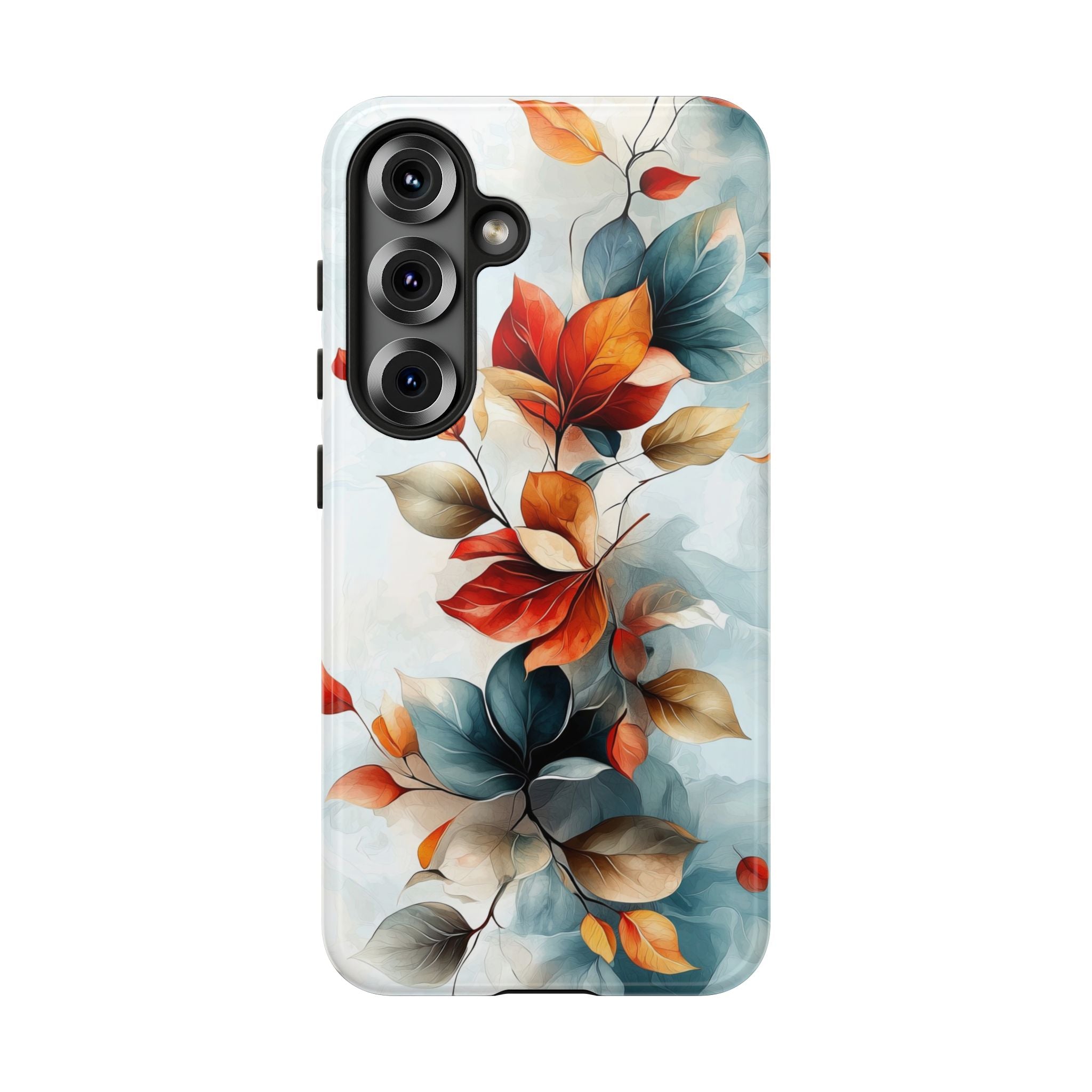 Floral Autumn Leaves Watercolour Tough Samsung Galaxy Case