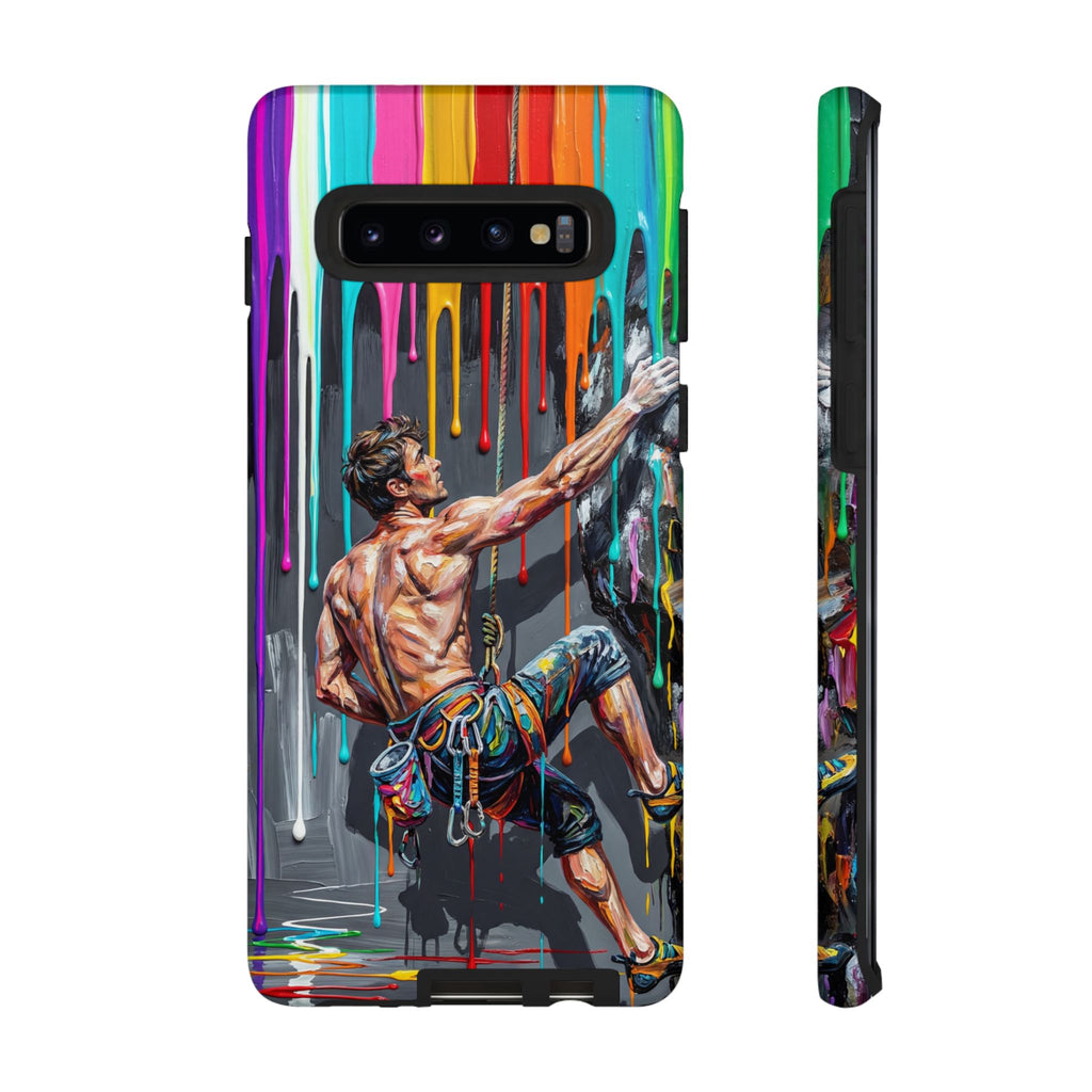 Colourful Rock Climber Art Protective Samsung Galaxy Phone Case