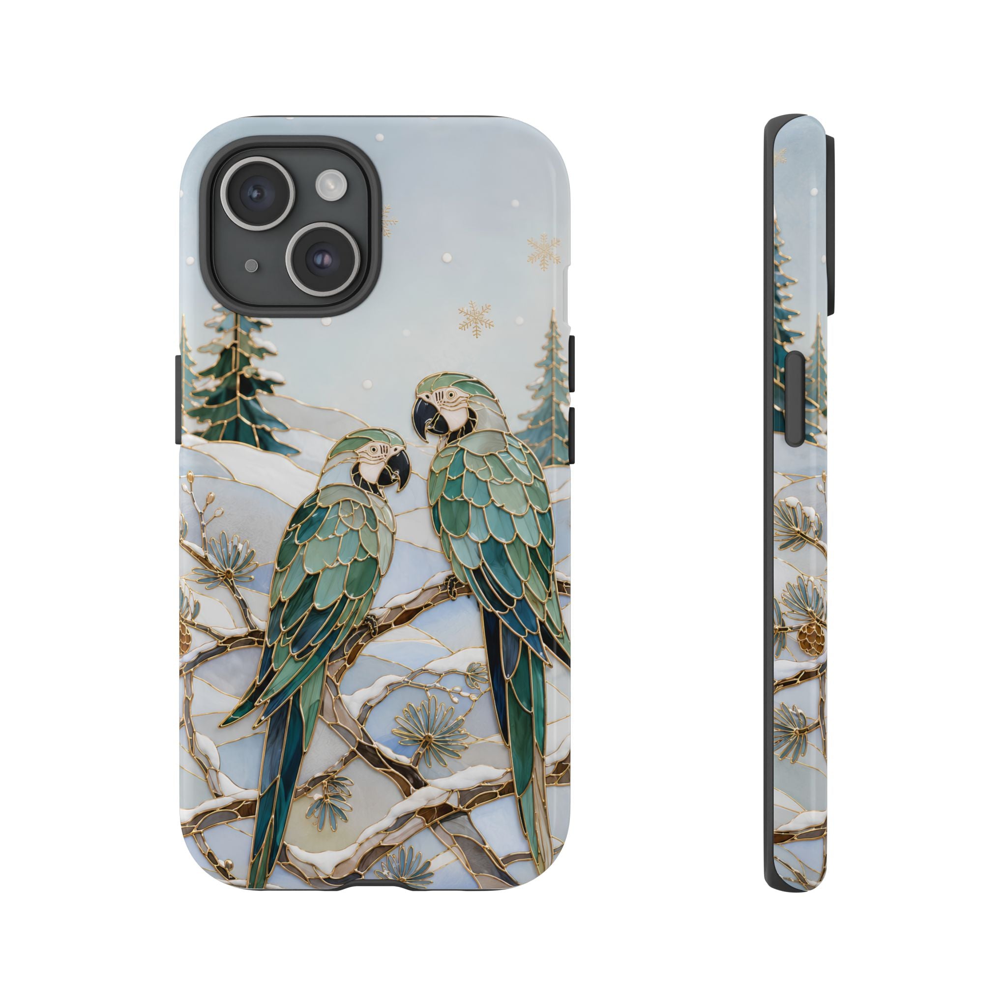Parrot iPhone Case | Winter Bird iPhone Case