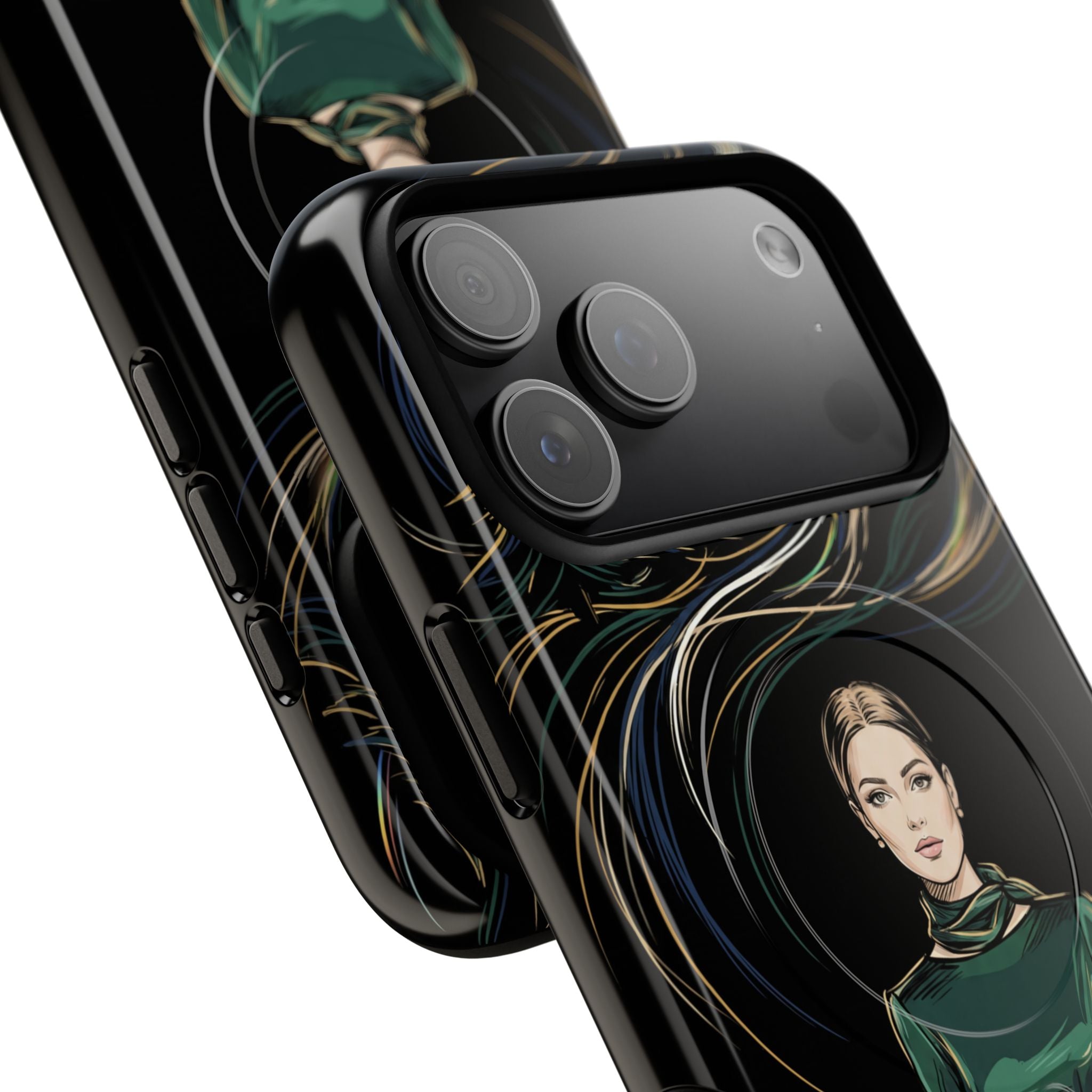 Elegant Forest Woman MagSafe iPhone Case