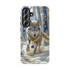 Wolf in Snow Samsung Galaxy Case — Rugged Wildlife