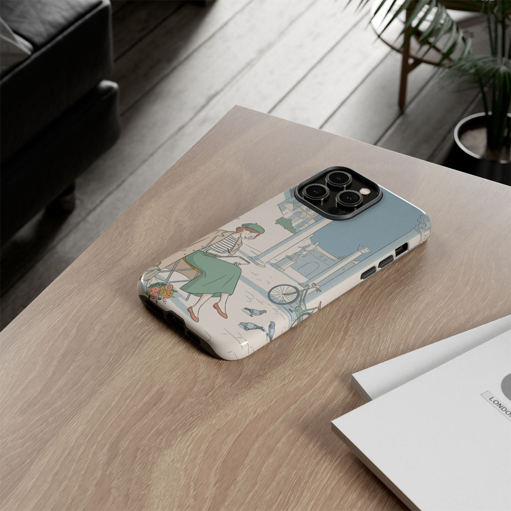 Florence Art Aesthetic iPhone Case | Renaissance Italy Travel Illustration