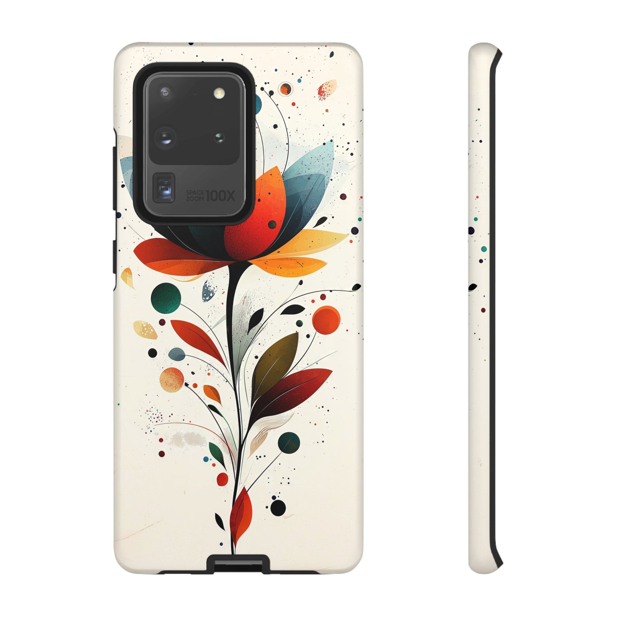 Floral Art Samsung Galaxy Case | Colourful Abstract Bloom