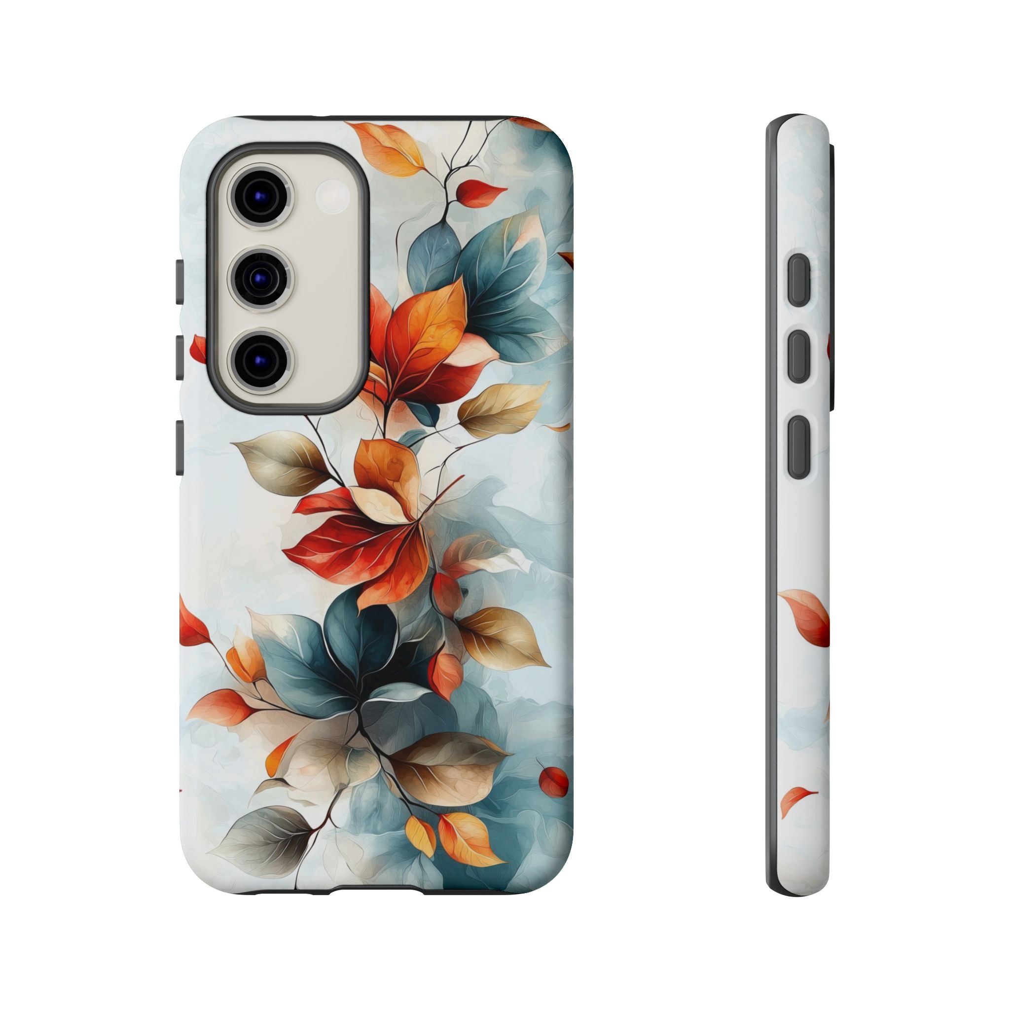 Floral Autumn Leaves Watercolour Tough Samsung Galaxy Case