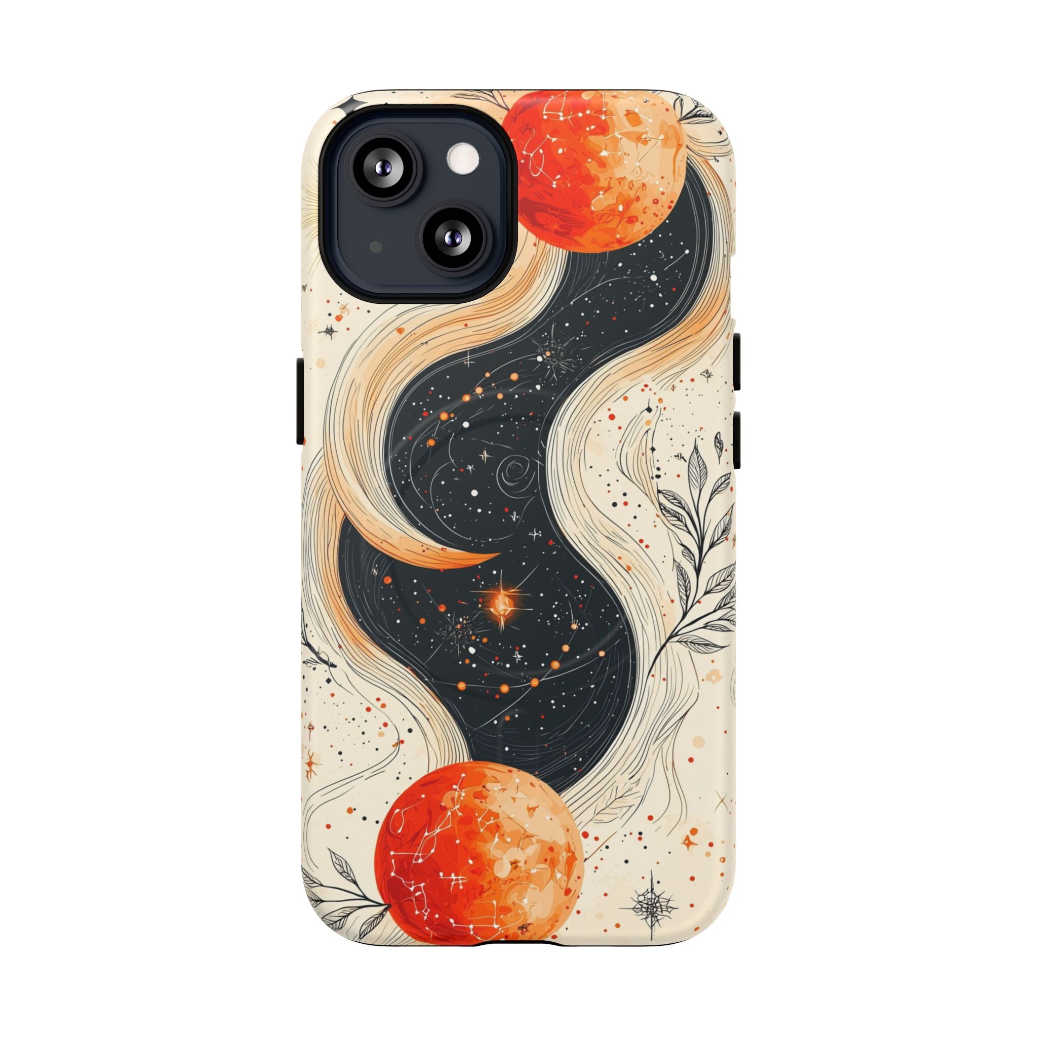 Custodia Astrology Galaxy MagSafe per iPhone | Red Moon Celestial