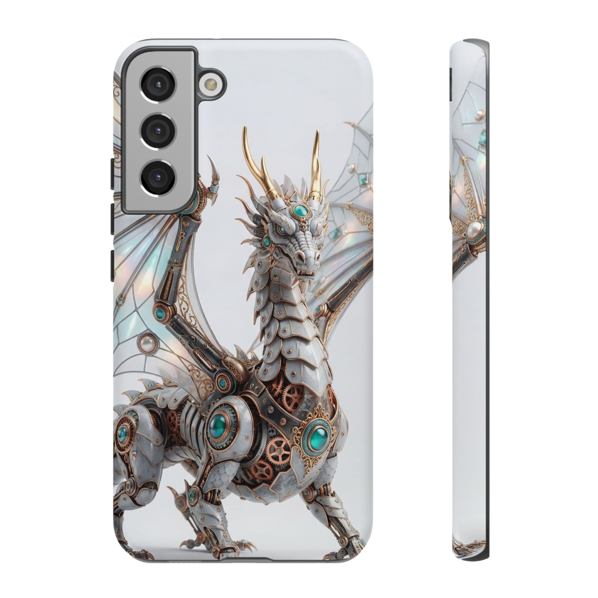 Steampunk Mechanical Dragon Samsung Galaxy Case — Fantasy Armor Protective Cover