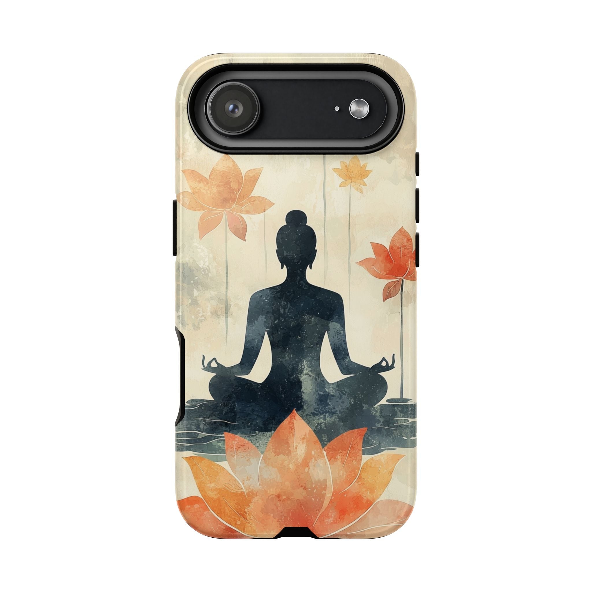 Yoga Lotus iPhone Case | Meditative Silhouette