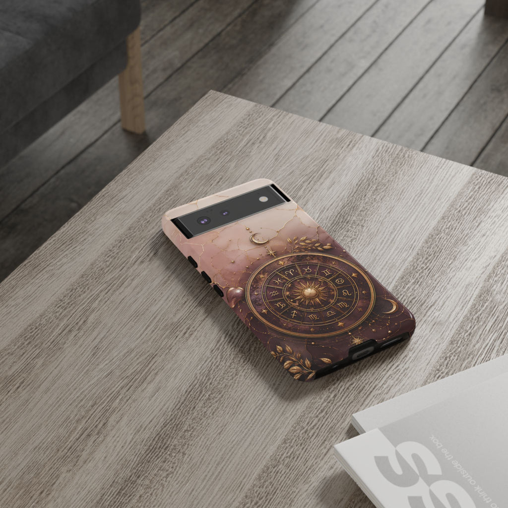 Zodiac Wheel Google Pixel Phone Case | Celestial Astrology Phone Case
