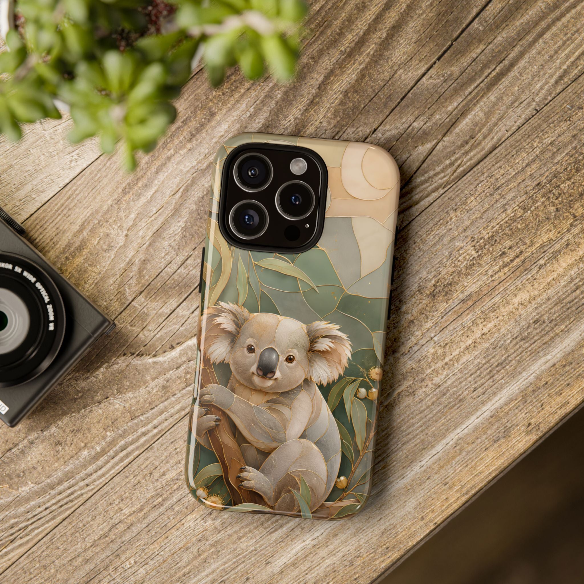 Koala iPhone Case | Eucalyptus Botanical Cover