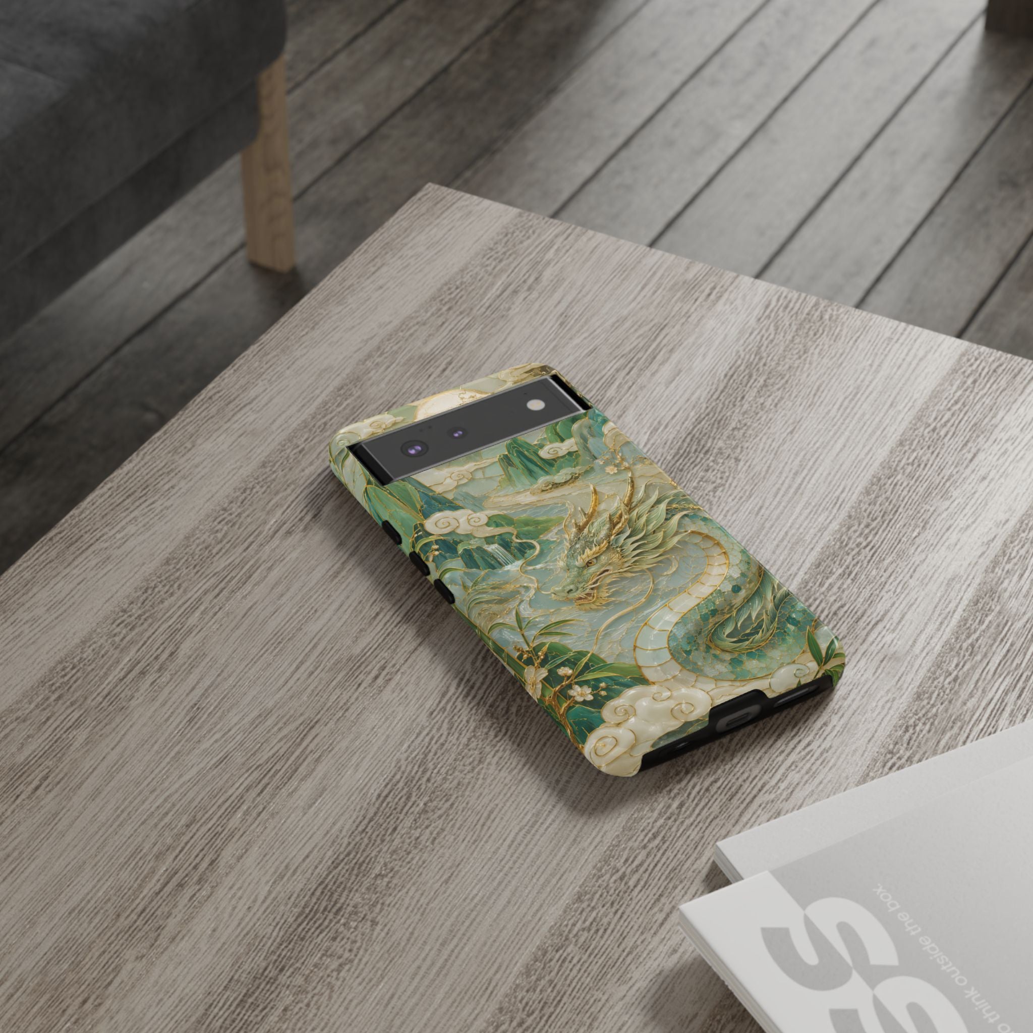 Chinese Dragon Google Pixel Phone Case | Jade Dragon Art Cover