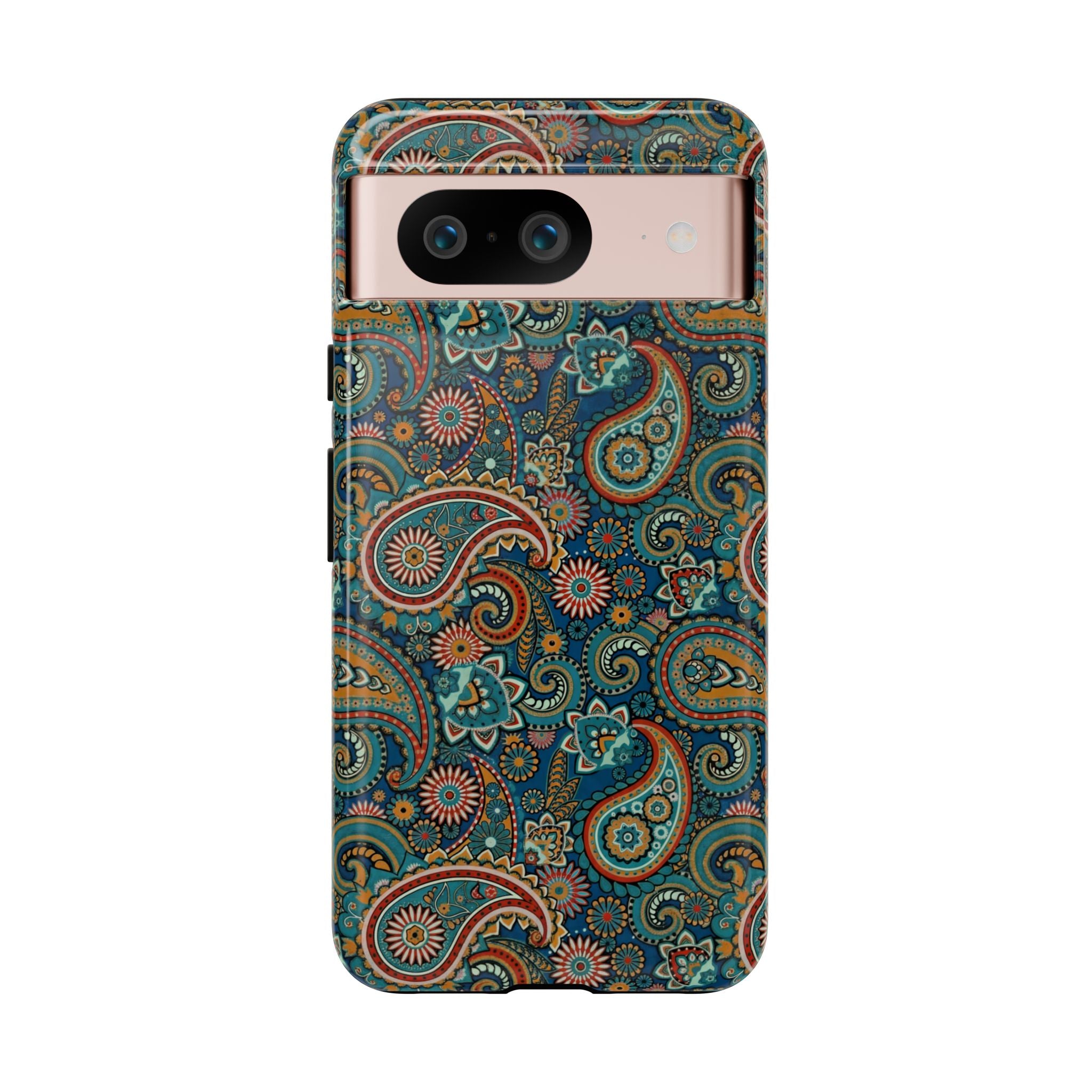 Batik Vibrant Paisley Protective Tough Google Pixel Case