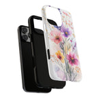 Floral Watercolour iPhone Case | Pastel Bouquet