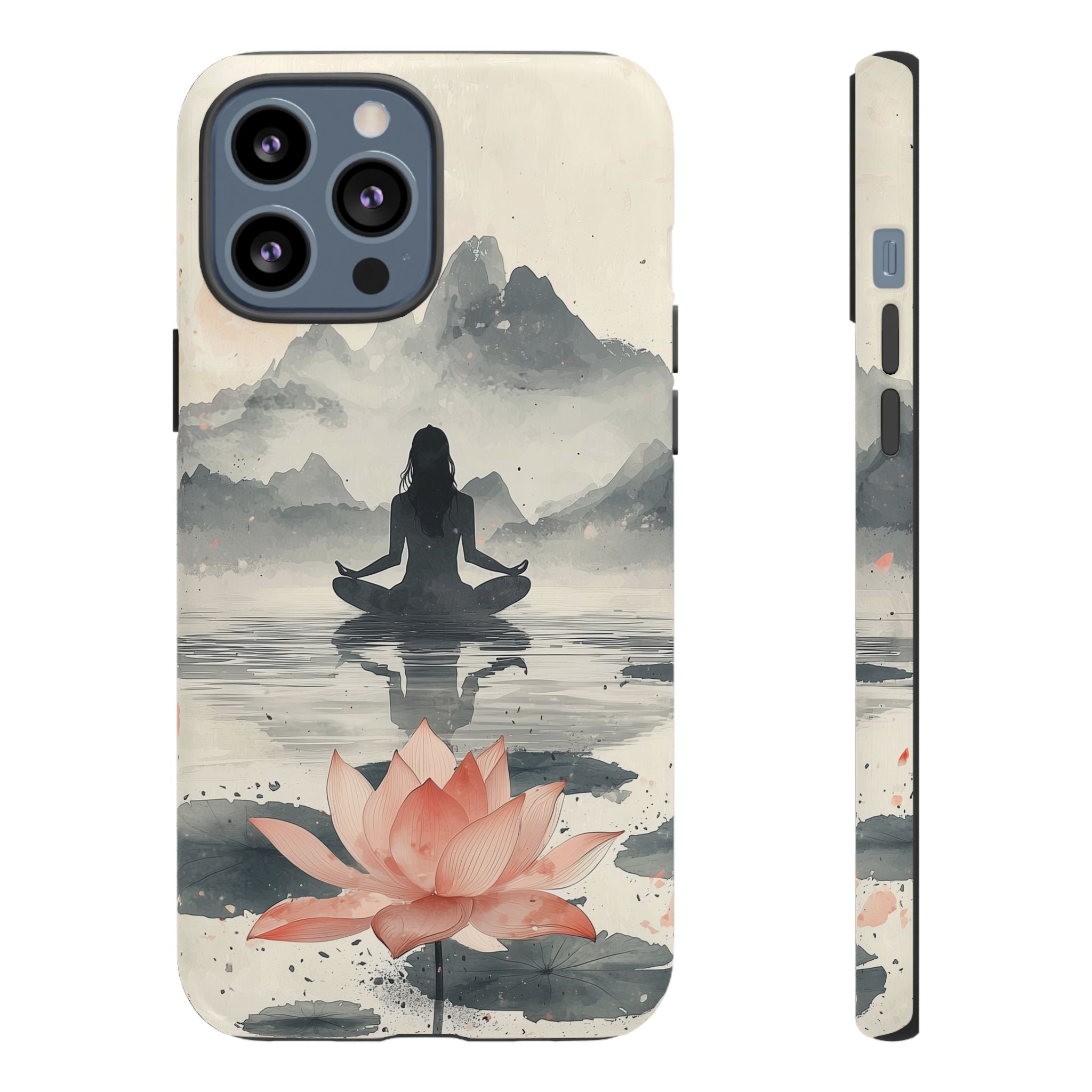 Zen Yoga Meditation Lotus iPhone Case