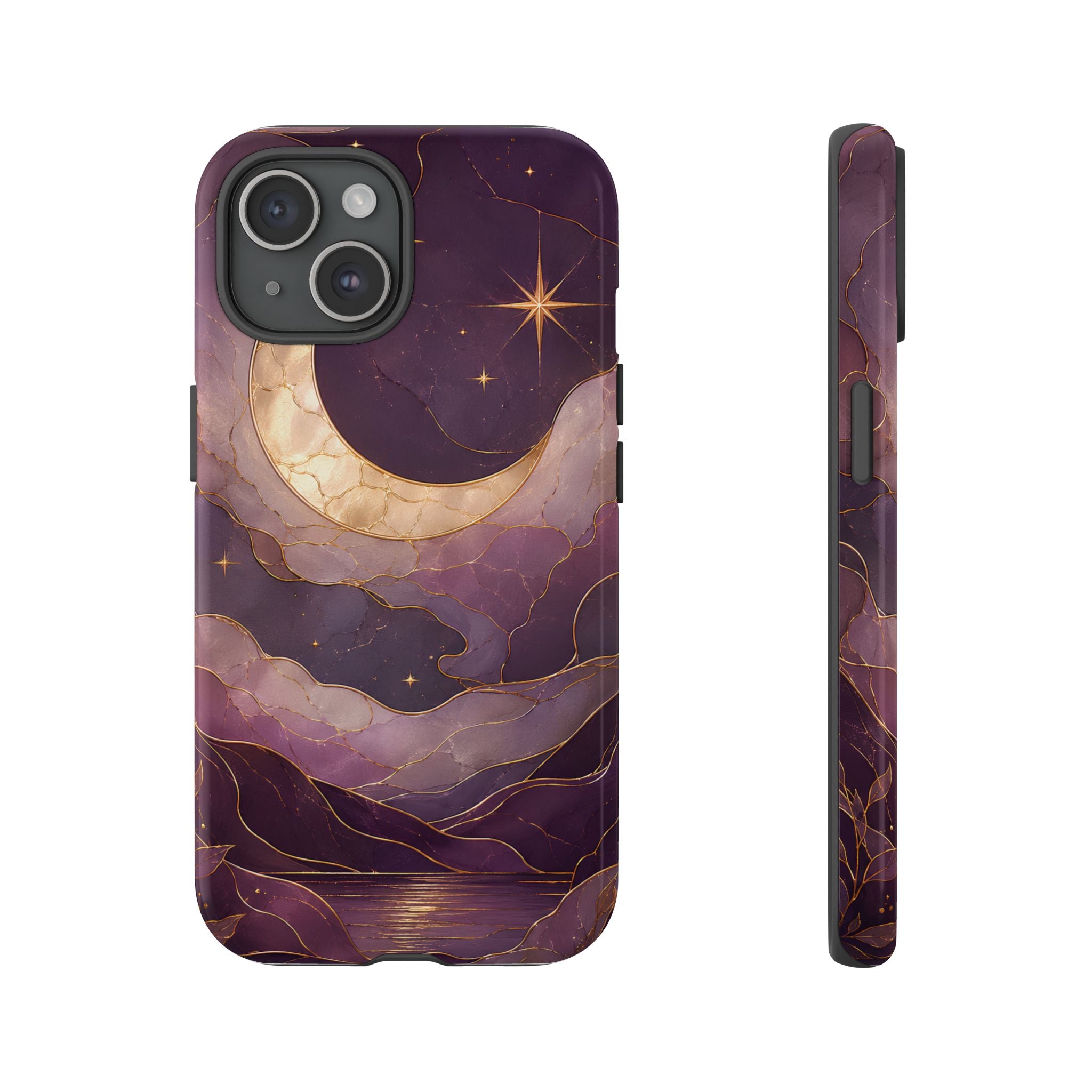 Moon iPhone Case | Celestial Night Sky iPhone Case