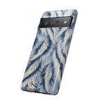 Blue Faux Fur Texture Protective Tough Google Pixel Case