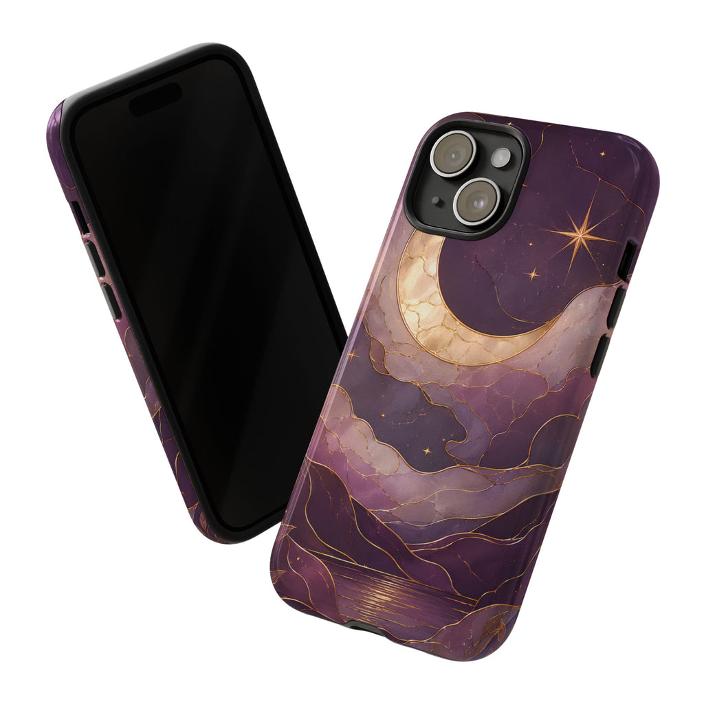 Moon iPhone Case | Celestial Night Sky iPhone Case