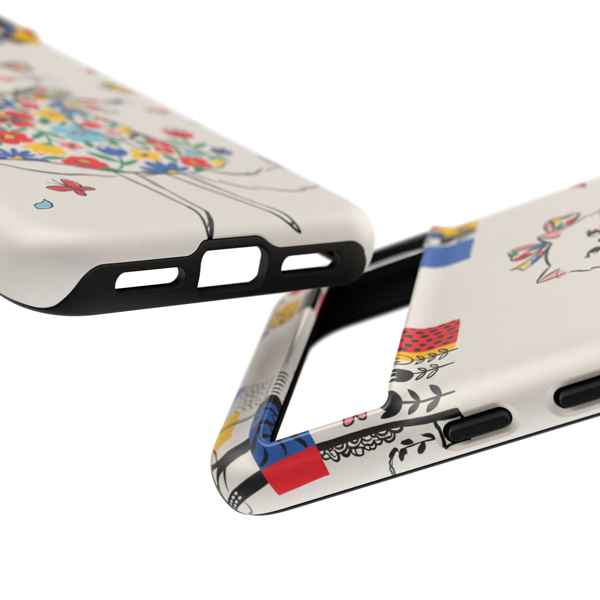 Floral Kitty Google Pixel Phone Case | Cute Cat