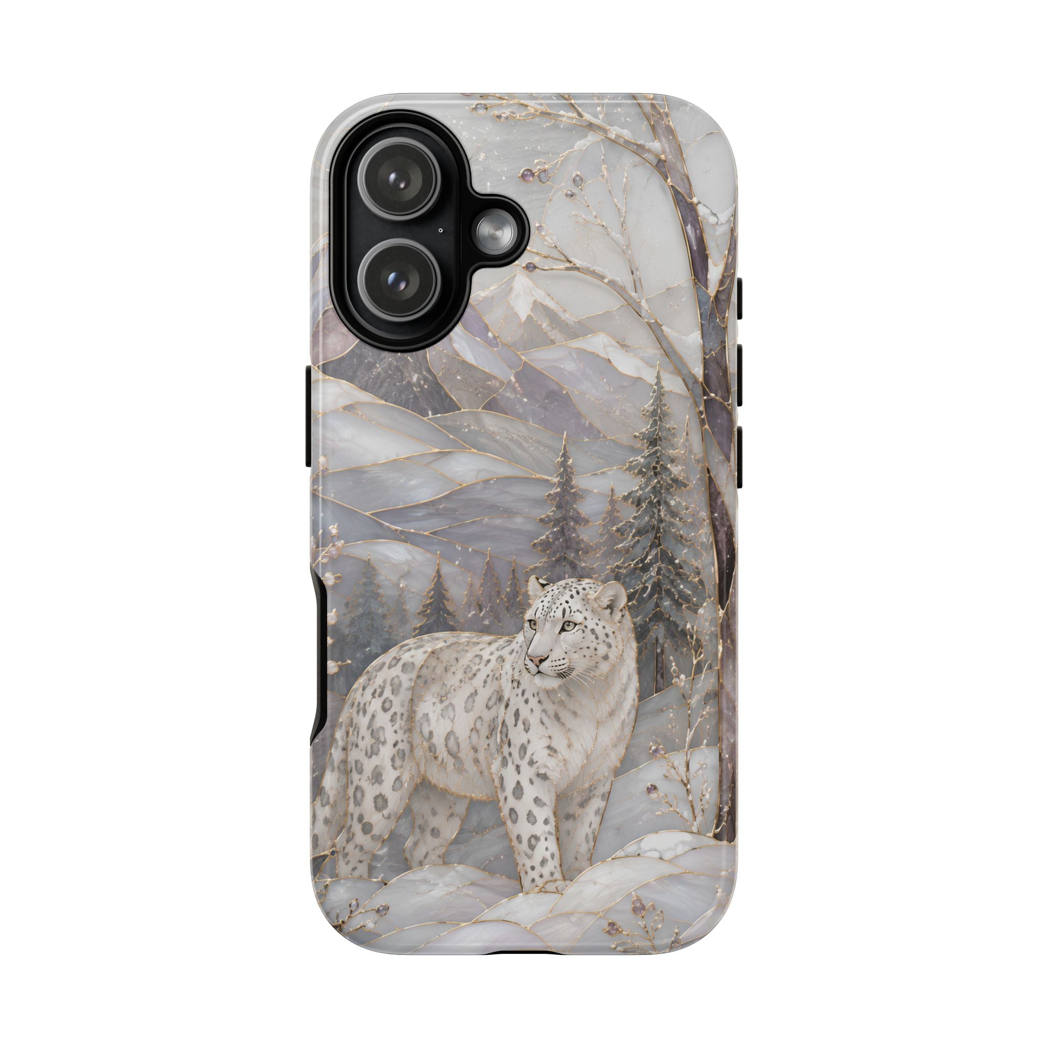 Snow Leopard iPhone Case | Winter Wildlife iPhone Case