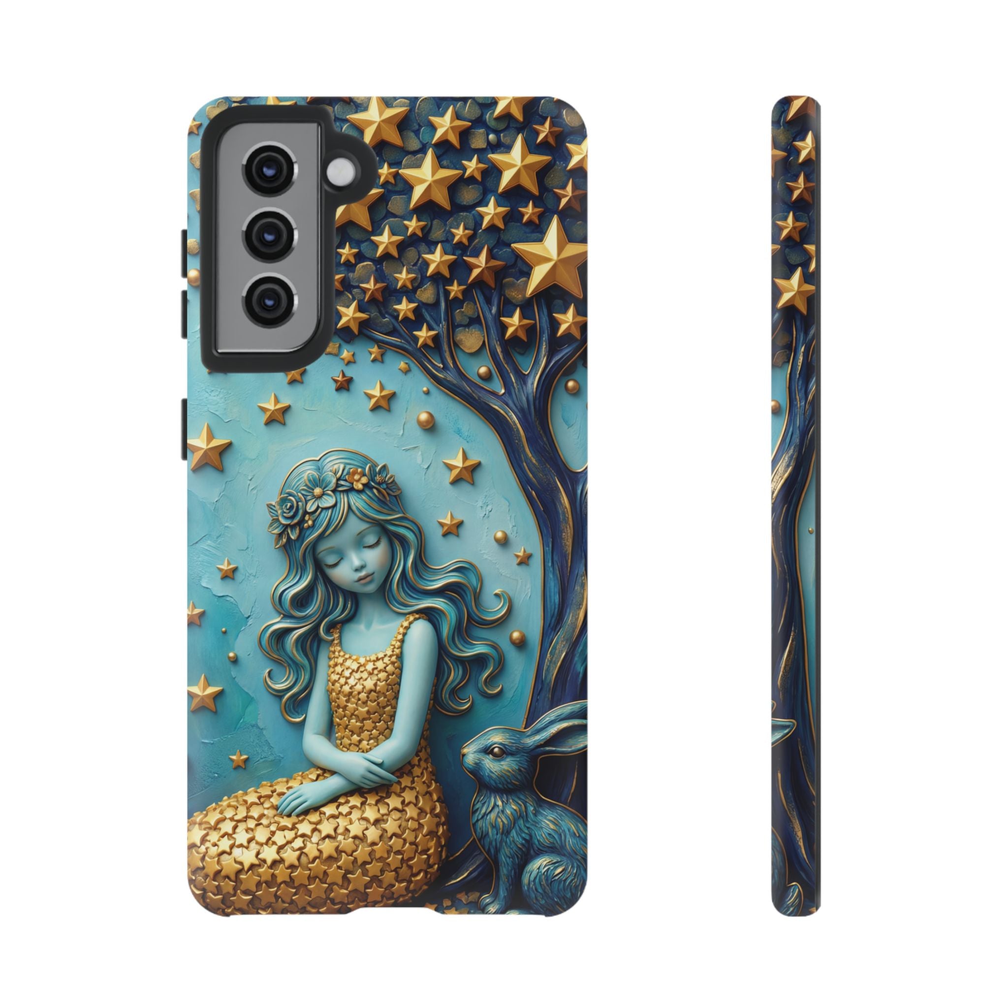 Dreamy Maiden & Star Tree Samsung Galaxy Phone Case