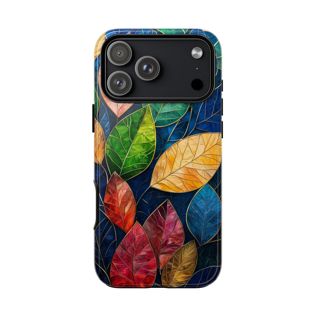 Colourful Autumn Leaves iPhone Case