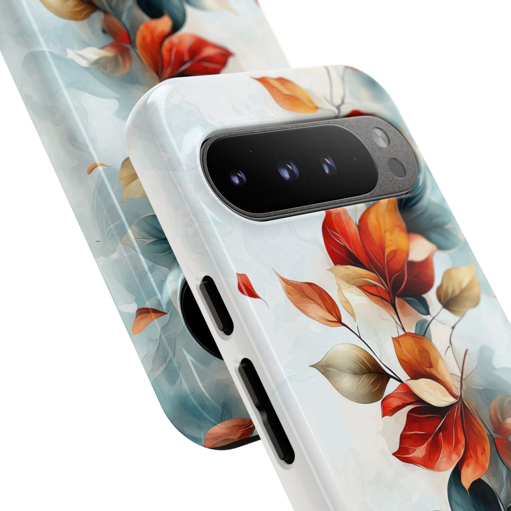 Floral Autumn Leaves Protective Google Pixel Case