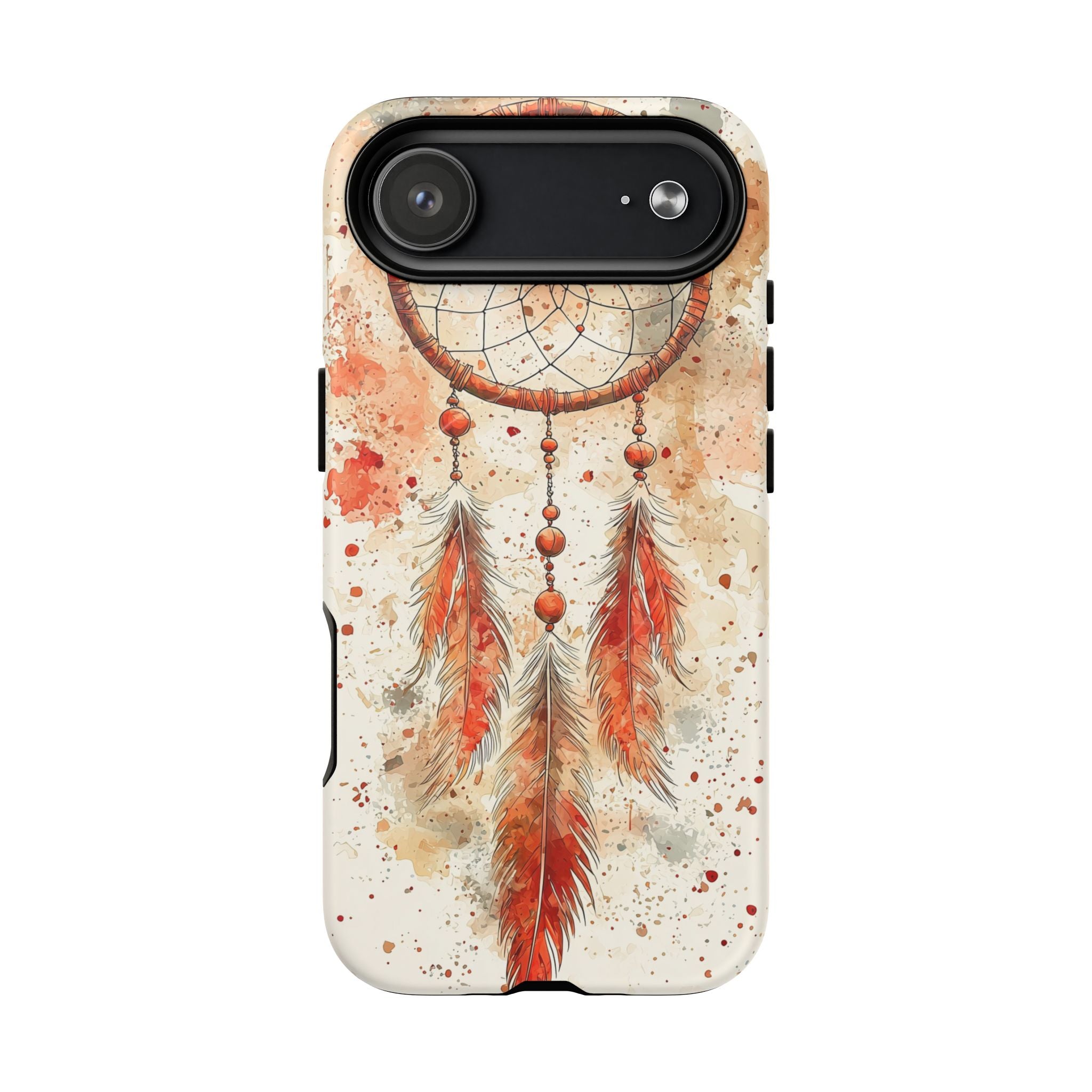 Custodia rigida MagSafe per iPhone Dreamcatcher | Piuma acquerello