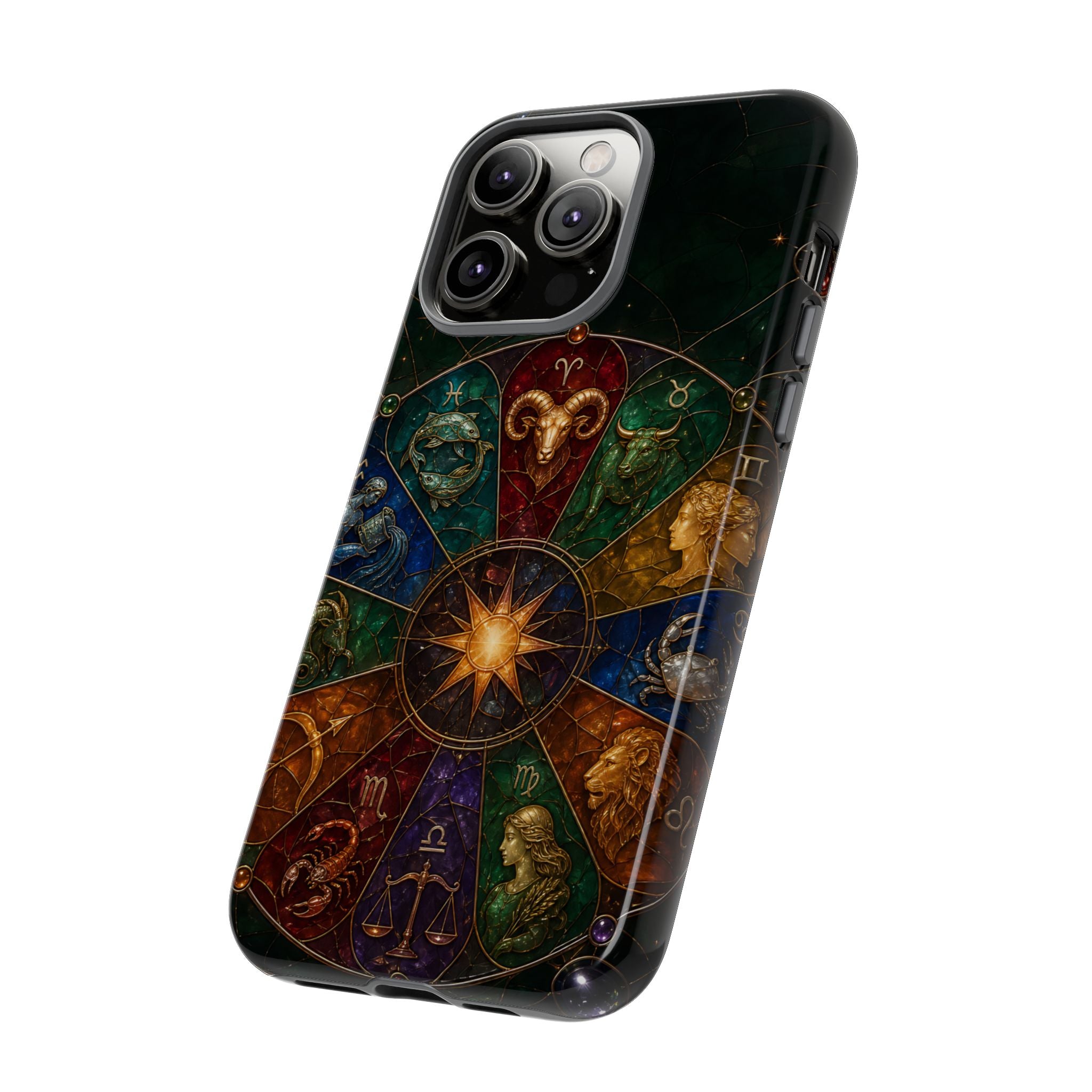 Zodiac Wheel iPhone Case | Celestial Astrology iPhone Case