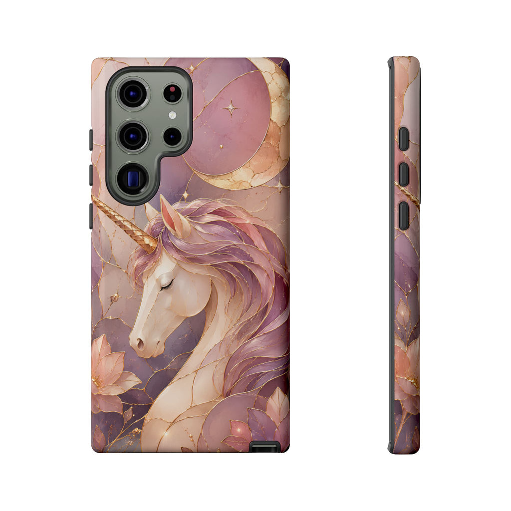 Unicorn Samsung Galaxy Phone Case | Stained Glass Phone Case