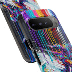 Colourful Snowboarder Art Google Pixel Phone Case