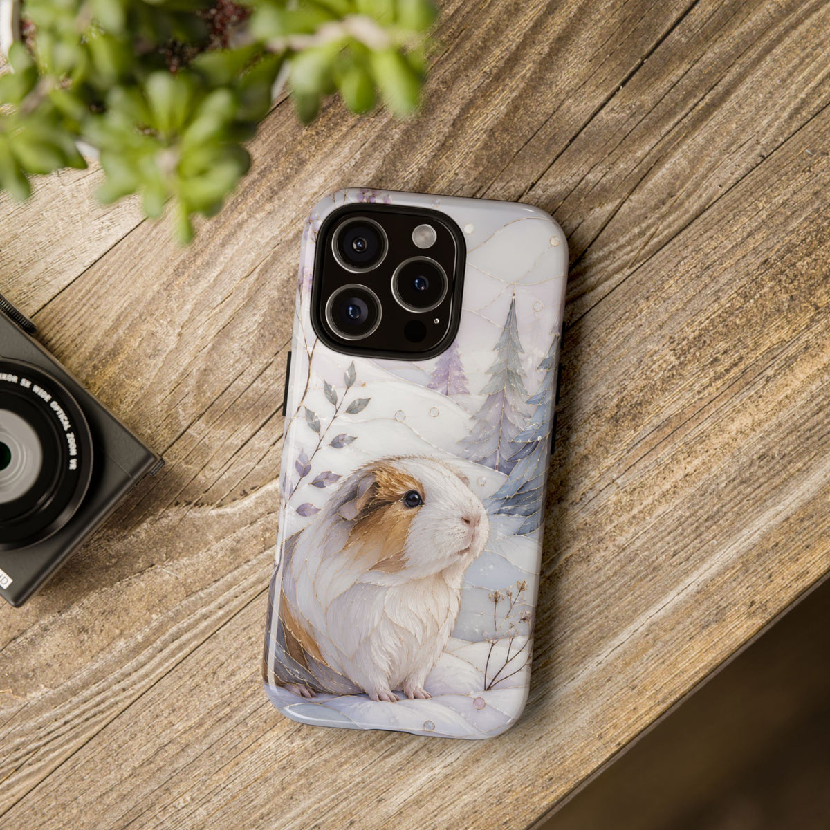 Guinea Pig iPhone Case | Winter Guinea Pig iPhone Case