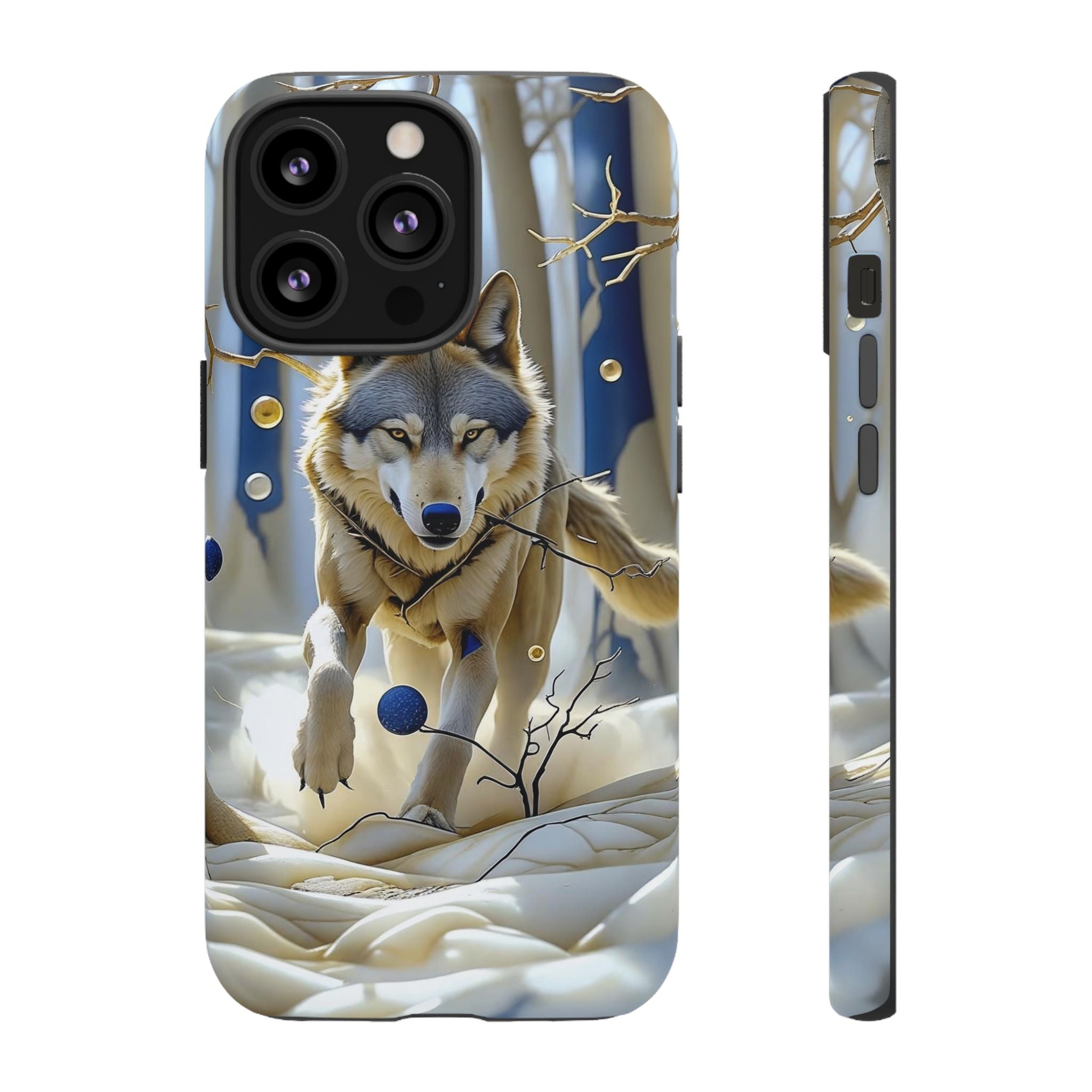 Wolf in Snow iPhone Case — Rugged Wildlife