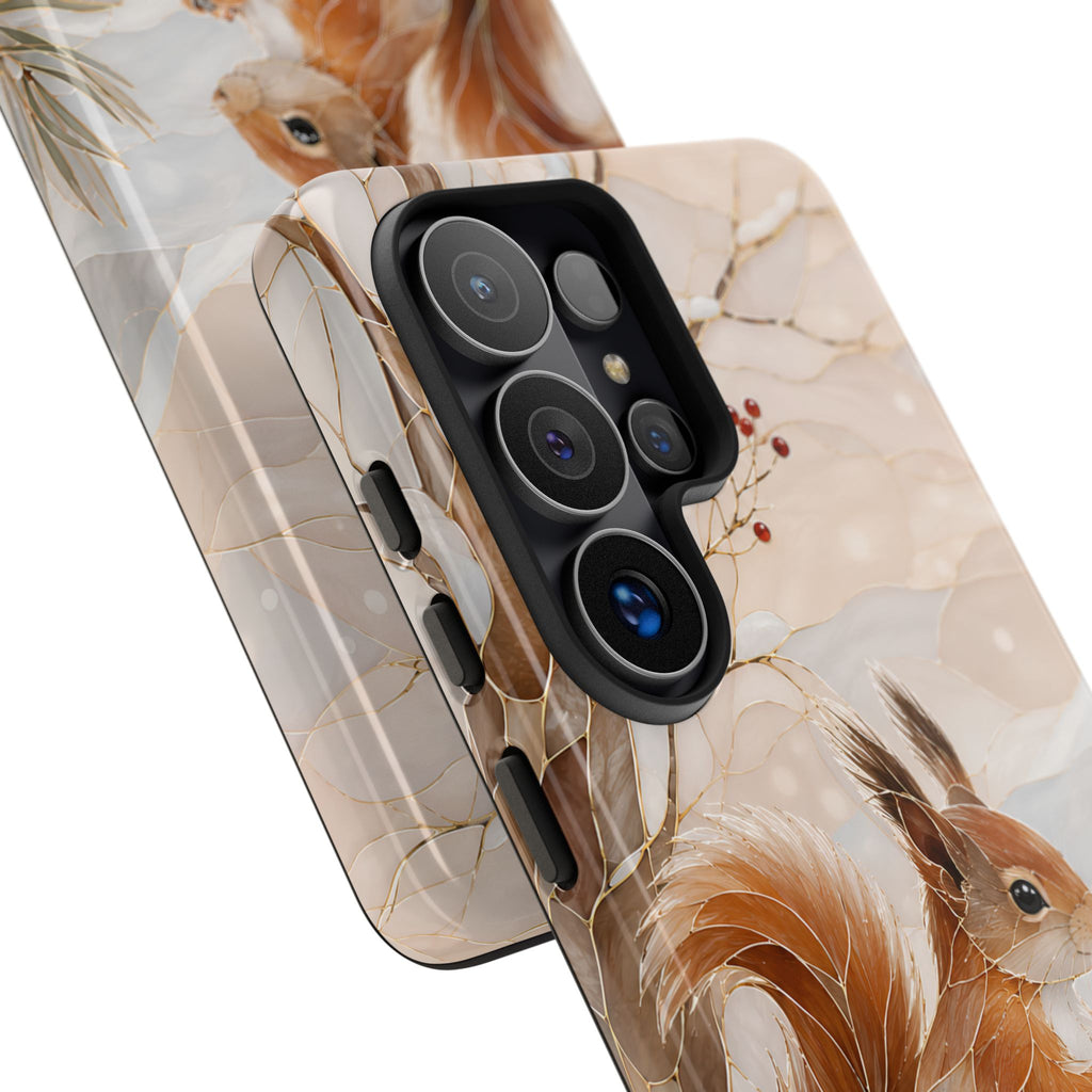 Squirrel Samsung Galaxy Phone Case | Winter Woodland Phone Case