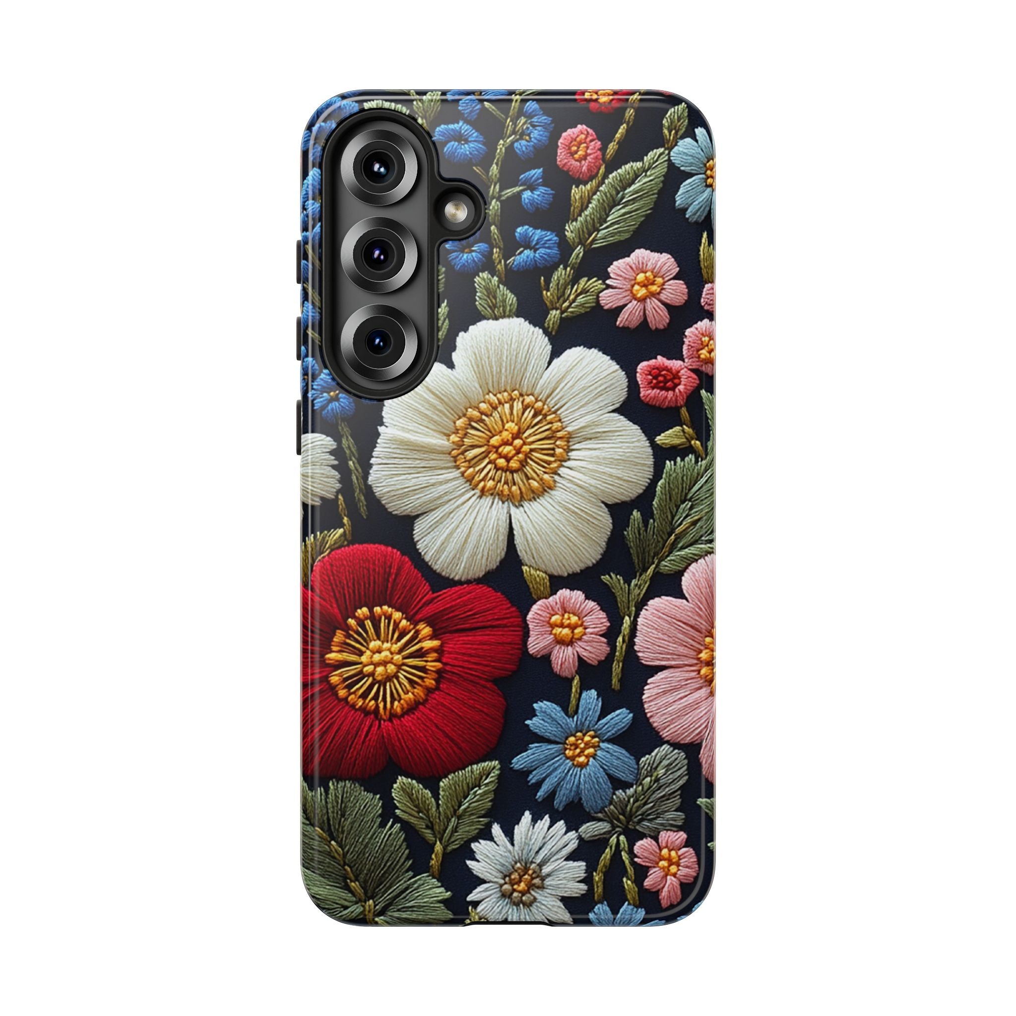 Floral Embroidered Garden Samsung Galaxy Case