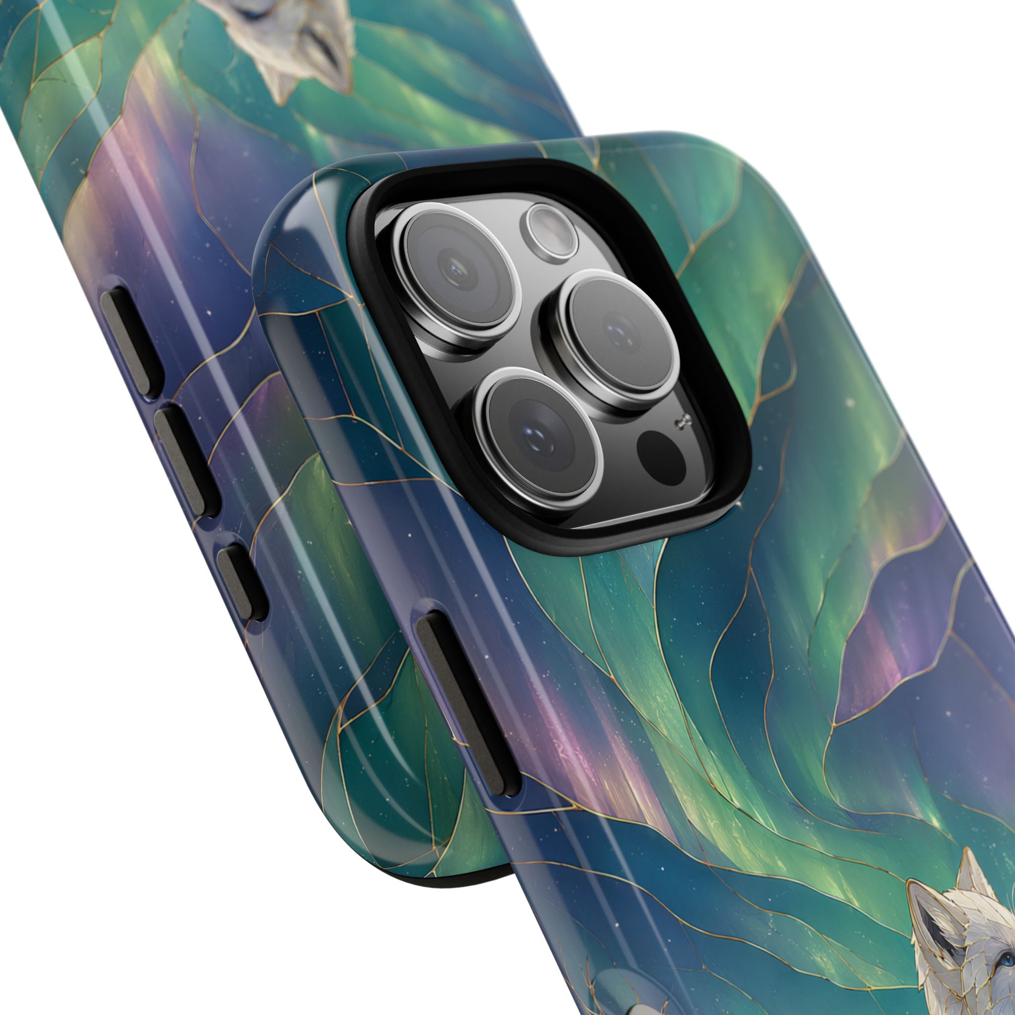 Arctic Fox iPhone Case | Northern Lights iPhone Case