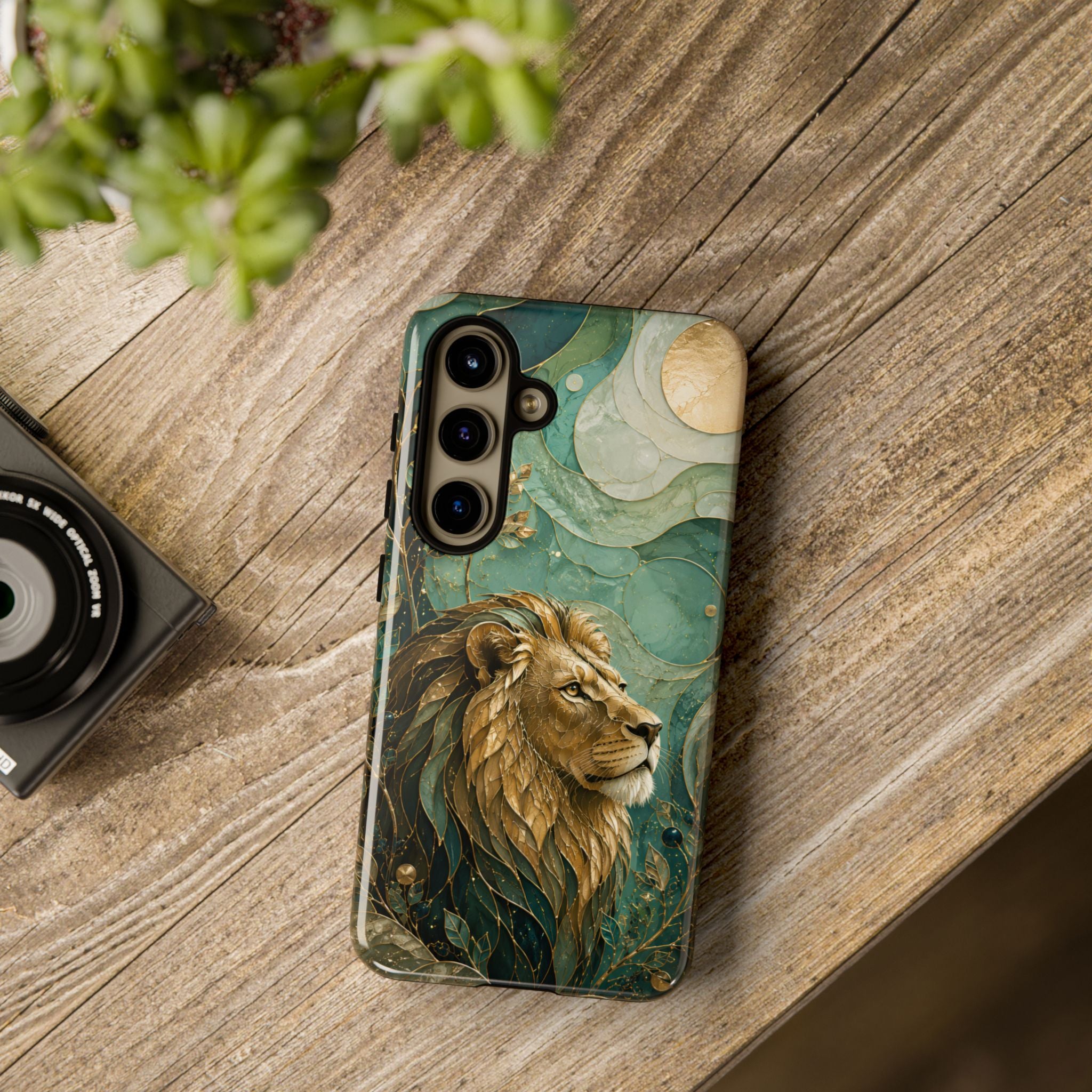 Lion Samsung Galaxy Phone Case | Majestic Lion Art Cover