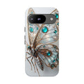 Butterfly Gem Phone Case — Steampunk Teal Jewel Google Galaxy Case