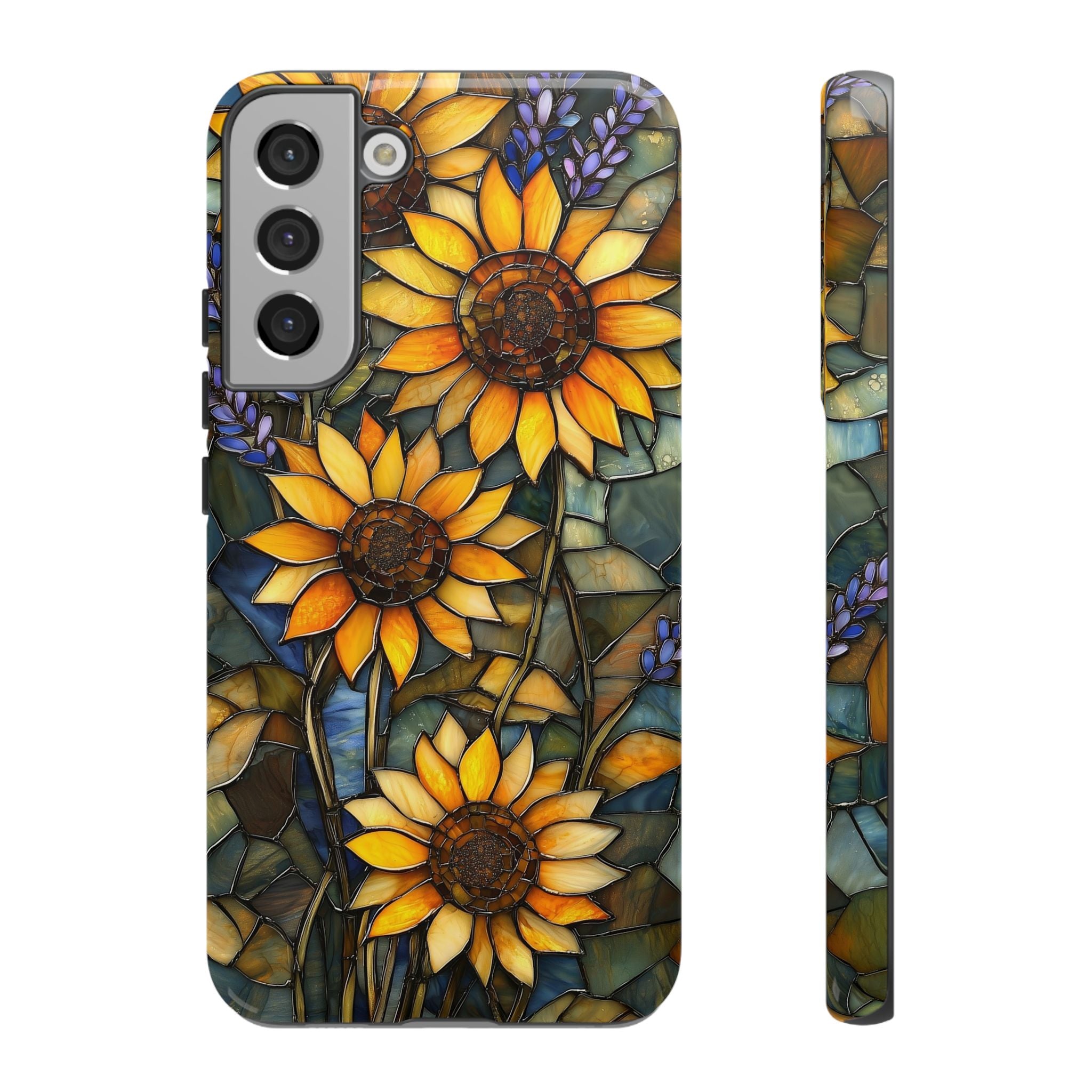 Sunflower Stained Glass Samsung Galaxy Case