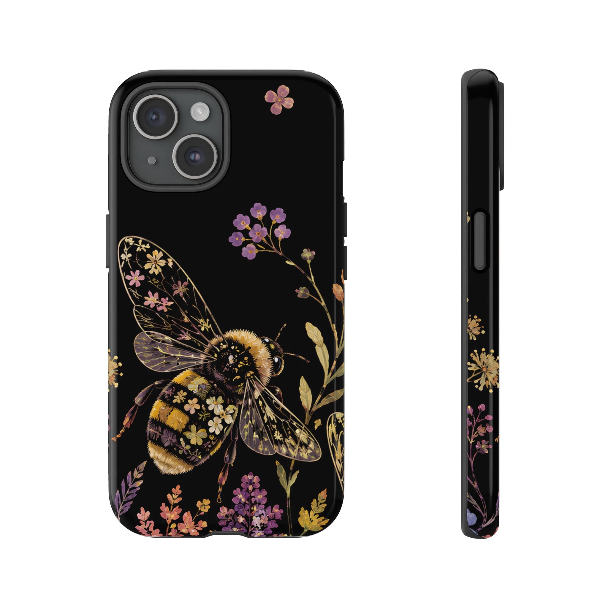 Vintage Bee Floral iPhone Case