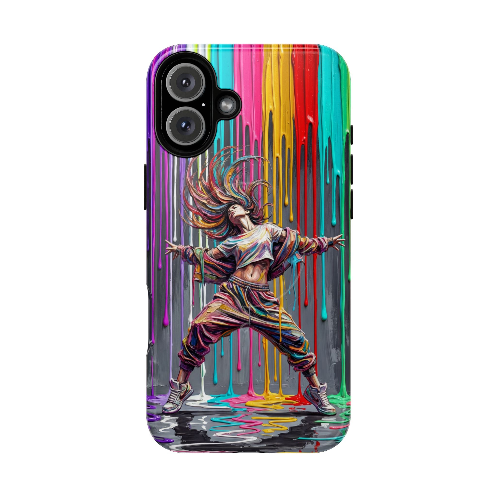 MagSafe iPhone Case | Colorful Street Dance Drip Design