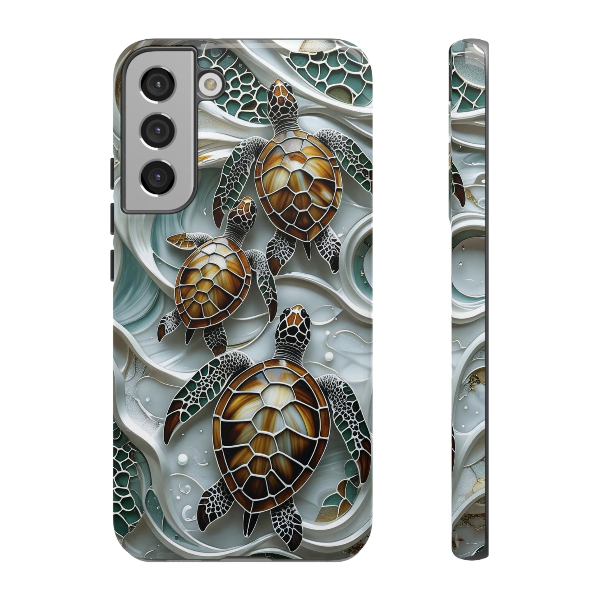 Sea Turtle Samsung Galaxy Case — Ocean Waves Protective Cover