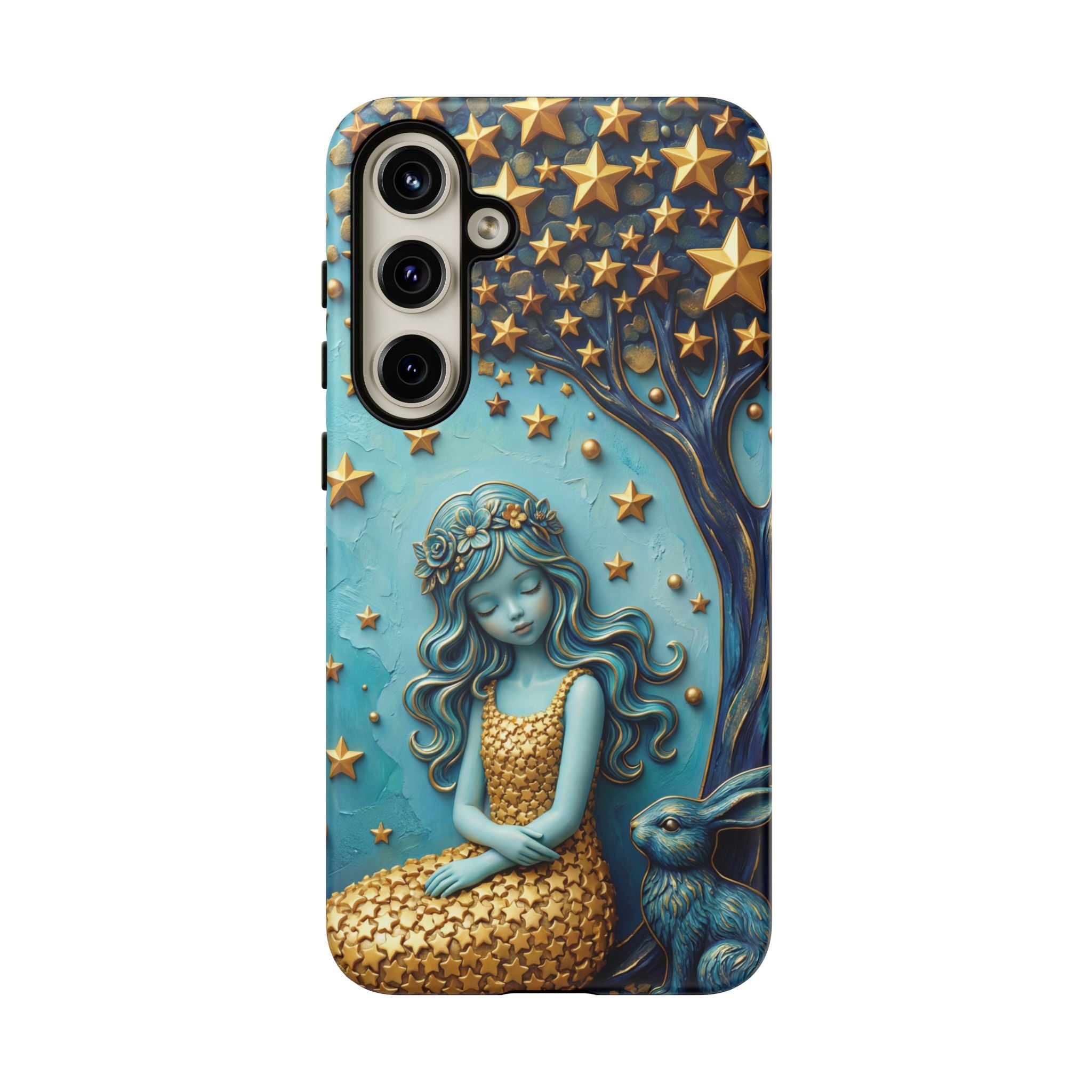 Dreamy Maiden & Star Tree Samsung Galaxy Phone Case