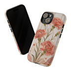 Carnation iPhone Case | Pink Floral iPhone Case