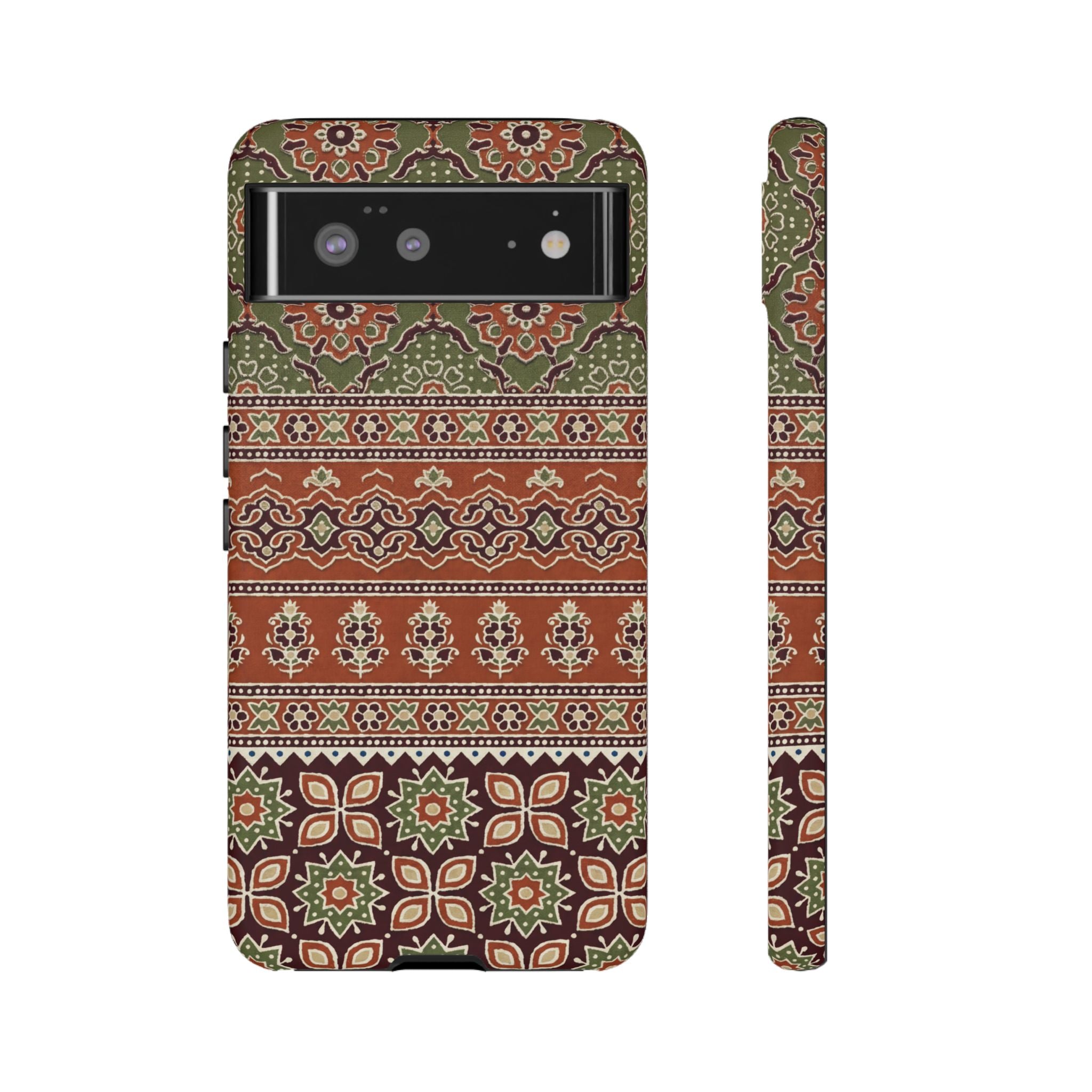 Batik Floral Protective Google Pixel Case